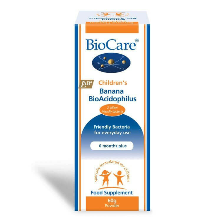 Biocare Children's Banana BioAcidophilus 60g Powder