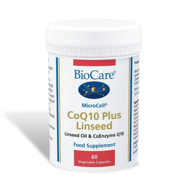 Biocare MicroCell CoQ10 Plus Linseed 60 Capsules