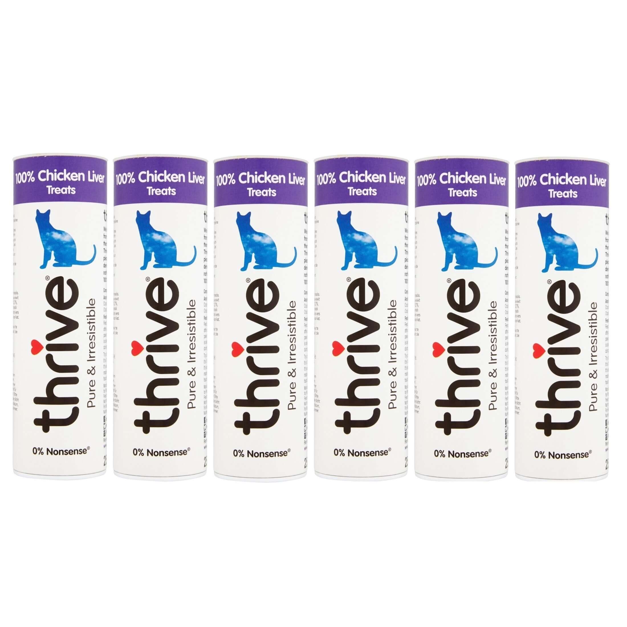 Thrive Chicken Liver Cat Treats 25g Tube Homeopathy Express