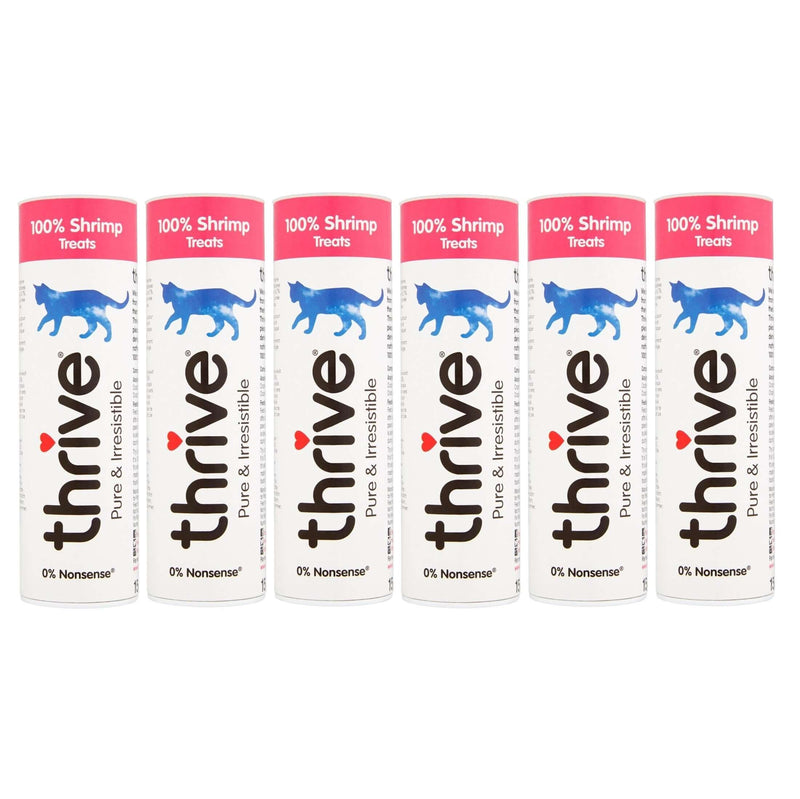 Thrive Shrimp Cat Treats - 6 x 15g Tube