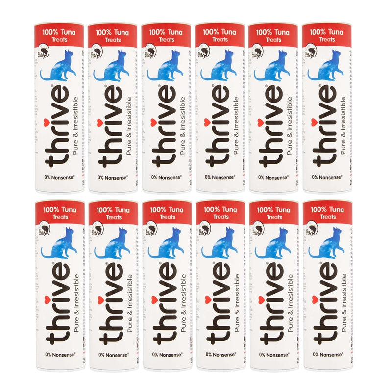 Thrive Tuna Cat Treats Saver Pack - 12 x 25g Tube