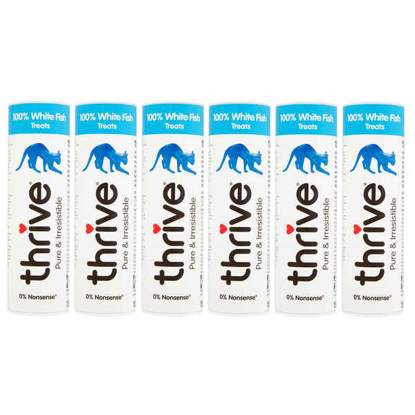 Thrive White Fish Cat Treats - 6 x 15g Tube
