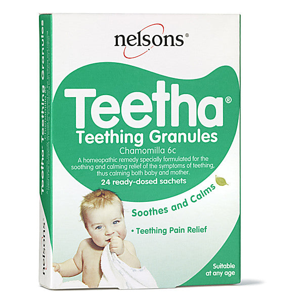 Nelsons Teetha Teething Granules  24 Sachets