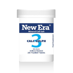 New Era No. 3 Calc Sulph (Calcium Sulphate) 240 Tablets