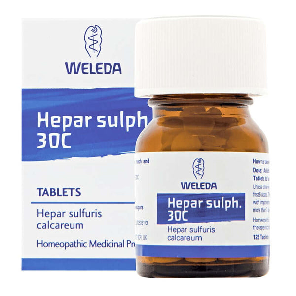 Weleda Hepar Sulph 30C 125 Tablets